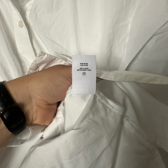 DEREK LAM 10 CROSBY Marley Ruched Sleeve Button Down Shirt - Picture 5 of 8